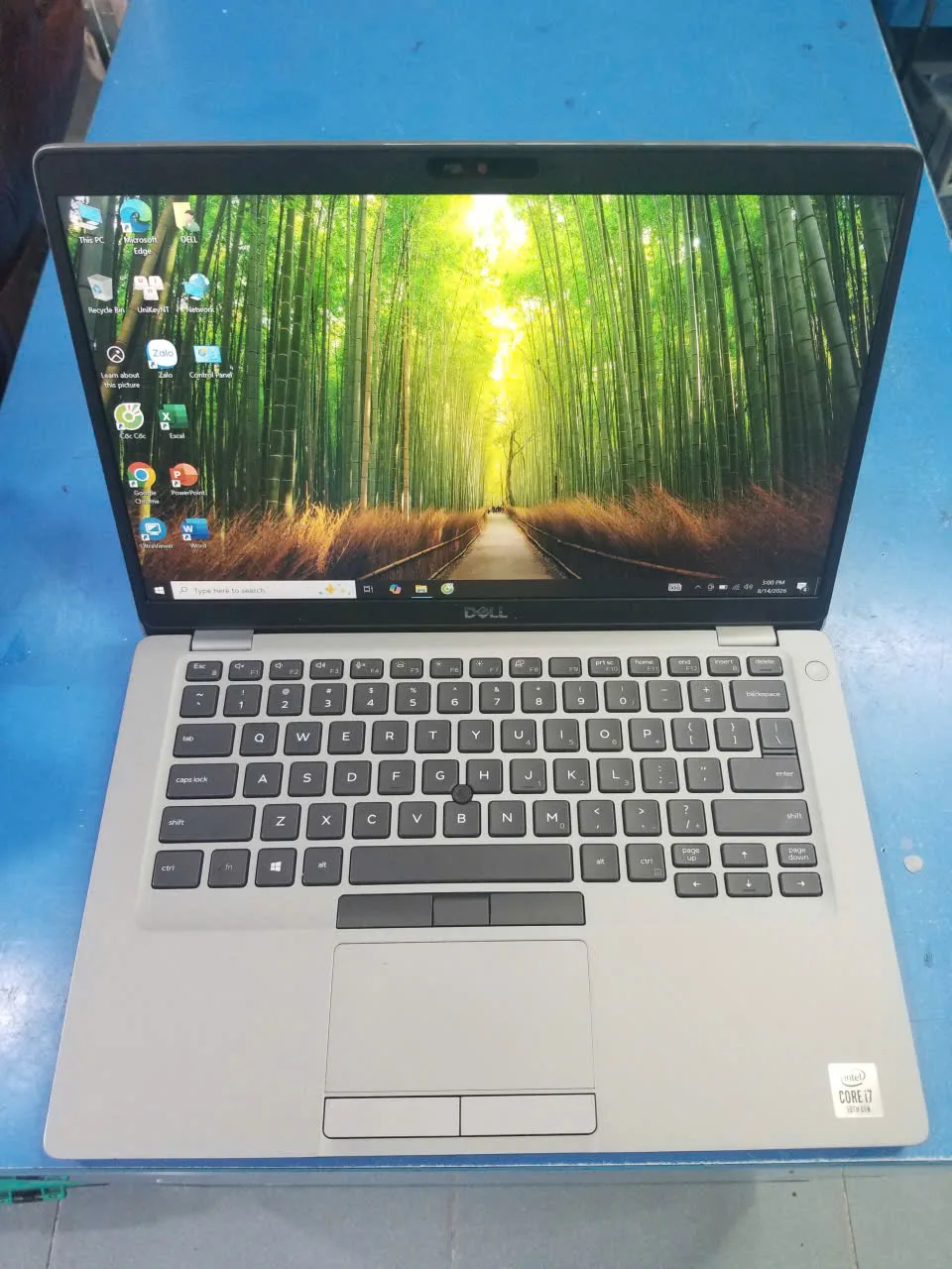 Dell latitude 5410: CPU I7-10810U; Ram 8G; SSD256